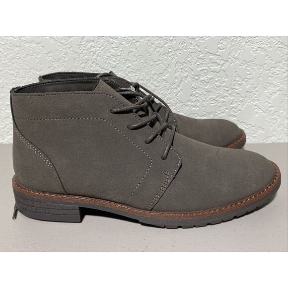 Men's Jerad Chukka Ankle Dress Boots Goodfellow & Co Gray Size 7 New With Tags - Picture 3 of 9